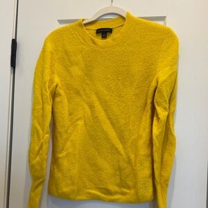 Banana Republic Vibrant Yellow Crew Neck Sweater